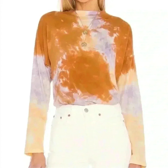 NWT Free People be free tie dye long sleeve - Picture 1 of 6